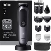 Braun AIO7560 Series 7 Σετ Κουρευτικής Μηχανής Μαύρο