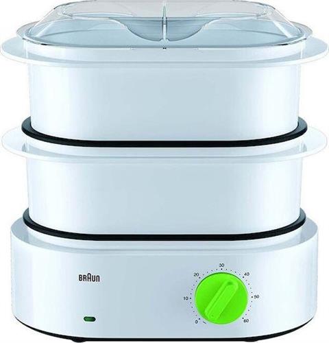 Braun FS3000WH Tribute Collection Ατμομάγειρας με 2 Επίπεδα Μαγειρέματος 6.2lt