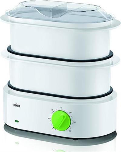 Braun FS3000WH Tribute Collection Ατμομάγειρας με 2 Επίπεδα Μαγειρέματος 6.2lt