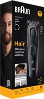 Braun HC5530 Series 5 Κουρευτική Μηχανή Μαύρη & 10 Ευρώ Επιστροφή