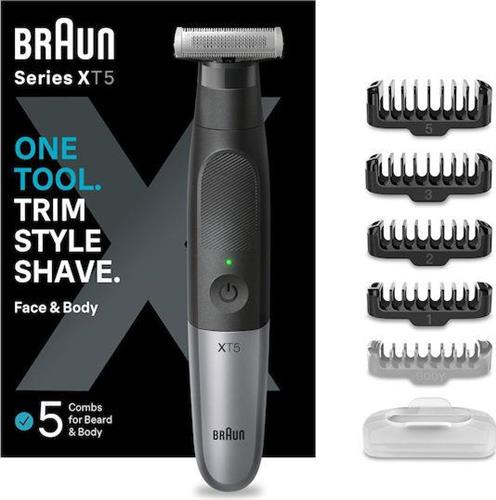 Braun XT5100 Ξυριστική Μηχανή Προσώπου Επαναφορτιζόμενη