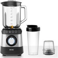 Bruno BRN-0254 Μπλέντερ για Smoothies με Γυάλινη Κανάτα 1.8lt 1500W Inox