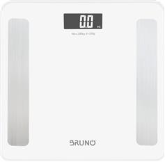Bruno SBRN-0058 Smart Ζυγαριά με Λιπομετρητή & Bluetooth σε Λευκό χρώμα