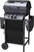 Campfire 25-38199 Ψησταριά Υγραερίου Σχάρας 49x37cm με 2 Εστίες 5.5kW