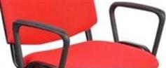 Campus Μπράτσα Καρέκλας από Πλαστικό Μαύρο Σετ 2τμχ