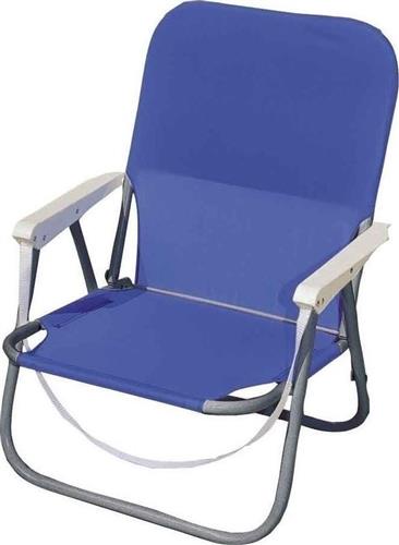 Campus Καρέκλα Παραλίας Μεταλλική Μπλε 45x52x25-66cm