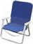 Campus Καρέκλα Παραλίας Μεταλλική Μπλε 56x40x26-65cm