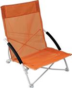 Campus Καρέκλα Παραλίας Μεταλλική Πορτοκαλί σε Τσαντάκι 50x42x20-66,5cm