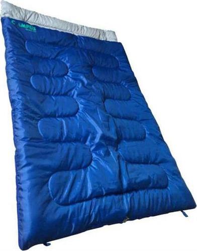 Campus Double Fun Sleeping Bag Διπλό 3 Εποχών Blue 210-6011-1