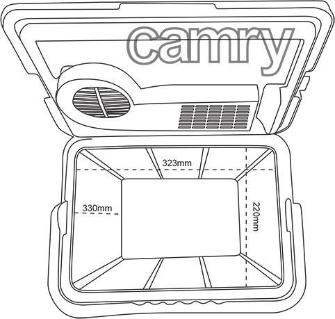 Camry Ηλεκτρικό Φορητό Ψυγείο 12V/220V 24lt CR-8065