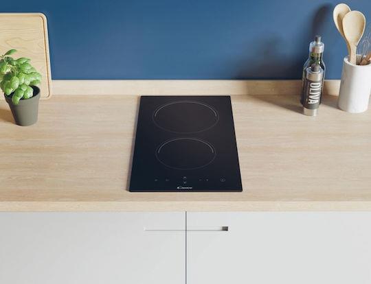 Candy CDH 30 Domino Κεραμική Εστία Αυτόνομη με Λειτουργία Κλειδώματος Π30cm 