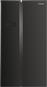 Candy CHSBSO 6174B Ψυγείο Ντουλάπα 532lt NoFrost Υ177xΠ90xΒ66cm Μαύρο