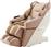 Casada AlphaSonic-3 Πολυθρόνα Massage με Υποπόδιο Μπεζ-Λευκό 142x82x124cm CMS-571