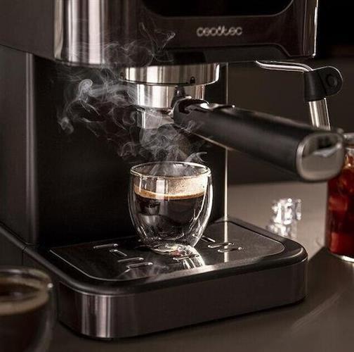 Cecotec CEC-00268 Power Espresso Ημιαυτόματη Μηχανή Espresso Πίεσης 20bar Μαύρη