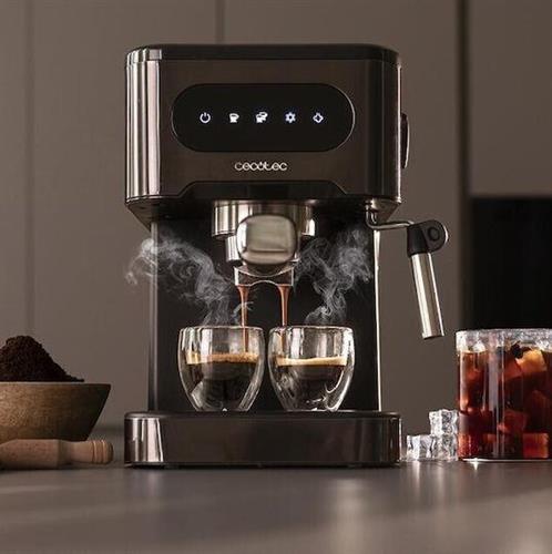 Cecotec CEC-00268 Power Espresso Ημιαυτόματη Μηχανή Espresso Πίεσης 20bar Μαύρη