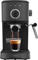 Cecotec CEC-00275 Power 20 Pecan Steel Ημιαυτόματη Μηχανή Espresso 1100W Πίεσης 20bar Γκρι