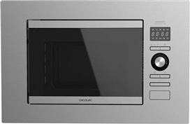 Cecotec CEC-01382 Grandheat 2090 Steel Εντοιχιζόμενος Φούρνος Μικροκυμάτων με Grill 20lt Π59.5xΒ34.3xΥ39cm Inox
