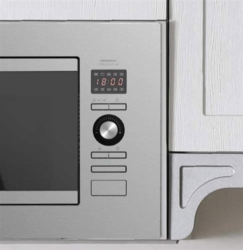 Cecotec CEC-01382 Grandheat 2090 Steel Εντοιχιζόμενος Φούρνος Μικροκυμάτων με Grill 20lt Π59.5xΒ34.3xΥ39cm Inox