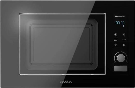 Cecotec CEC-01383 GrandHeat 2090 Touch Εντοιχιζόμενος Φούρνος Μικροκυμάτων με Grill 21lt Μαύρος