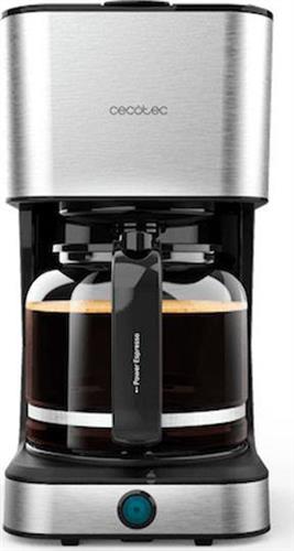 Cecotec CEC-01554 Coffee 66 Heat Καφετιέρα Φίλτρου 950W Ασημί
