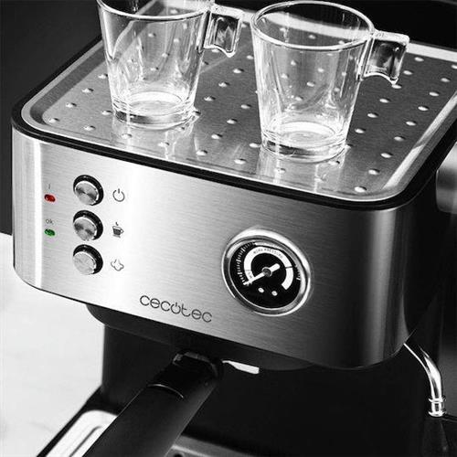 Cecotec CEC-01556 Express Power Espresso 20 Ημιαυτόματη Μηχανή Espresso 850W Πίεσης 20bar Ασημί