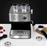 Cecotec CEC-01556 Express Power Espresso 20 Ημιαυτόματη Μηχανή Espresso 850W Πίεσης 20bar Ασημί