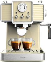 Cecotec CEC-01629 Power Espresso 20 Tradizionale Ημιαυτόματη Μηχανή 1350W Πίεσης 20bar για Cappuccino Light Yellow