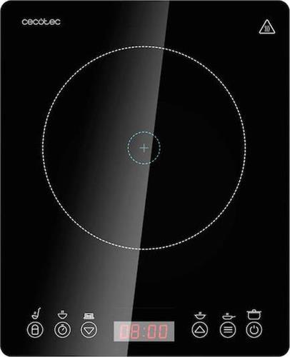 Cecotec CEC-02559 Full Magma Slim Επιτραπέζια Εστία Επαγωγική Μονή Μαύρη