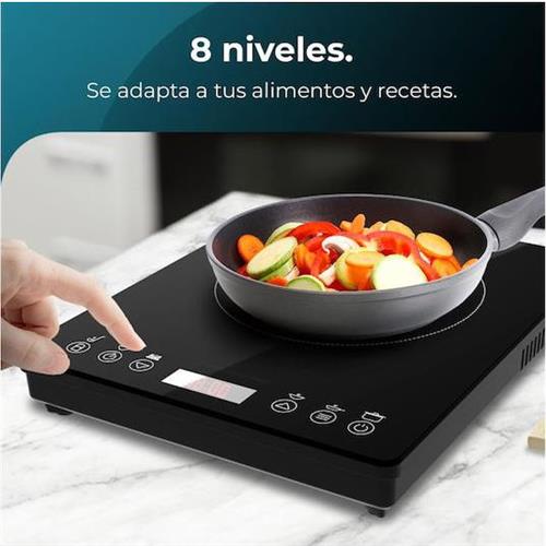 Cecotec CEC-02559 Full Magma Slim Επιτραπέζια Εστία Επαγωγική Μονή Μαύρη