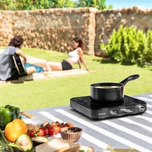 Cecotec CEC-02855 Full Magma Grill Επιτραπέζια Εστία Επαγωγική Μονή Μαύρη