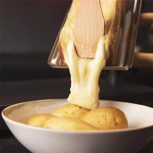 Cecotec CEC-03081 Cheese 6000 Black Επιτραπέζια Ηλεκτρική Ψησταριά Raclette 600W με Ρυθμιζόμενο Θερμοστάστη