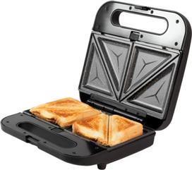 Cecotec CEC-03203 Rock'nToast 1000 Τοστιέρα με Αποσπώμενες Πλάκες για 2 Τοστ 800W Μαύρη