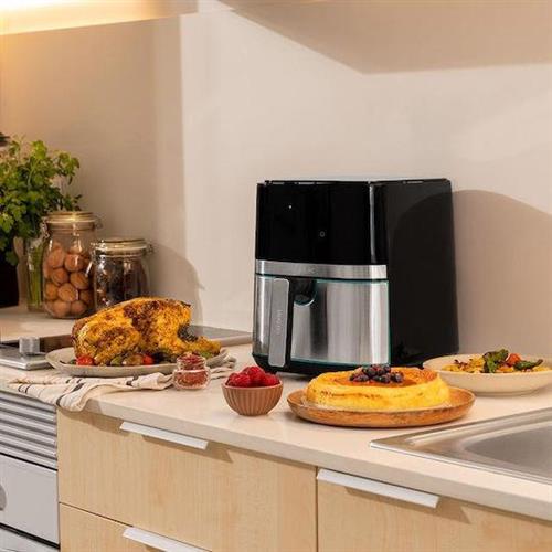 Cecotec CEC-03320 Cecofry 5500 Connected Pack Φριτέζα Αέρος με Αποσπώμενο Κάδο 5.5lt Ασημί