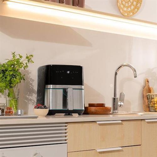 Cecotec CEC-03320 Cecofry 5500 Connected Pack Φριτέζα Αέρος με Αποσπώμενο Κάδο 5.5lt Ασημί