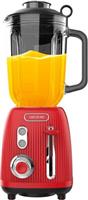 Cecotec CEC-03882 Power Black Titanium Retro Μπλέντερ για Smoothies με Γυάλινη Κανάτα 1.5lt 1200W Κόκκινο