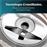 Cecotec CEC-03912 Power Neutron 1100MAX Cream&Crush Ραβδομπλέντερ με Ανοξείδωτη Ράβδο 1100W Ασημί