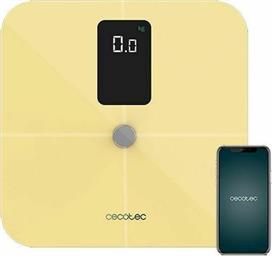 Cecotec CEC-04263 Surface Precision 10400 Smart Healthy Vision Ζυγαριά με Λιπομετρητή & Bluetooth σε Κίτρινο χρώμα