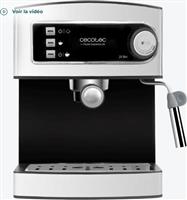 Cecotec CEC-04752 Power Espresso Ημιαυτόματη Μηχανή Espresso 850W Πίεσης 20bar Ασημί