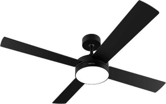 Cecotec CEC-05990 EnergySilence Aero 5200 Black Line Ανεμιστήρας Οροφής 132cm με Φως και Τηλεχειριστήριο Μαύρος