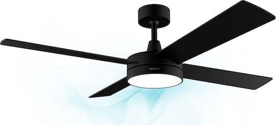 Cecotec CEC-05990 EnergySilence Aero 5200 Black Line Ανεμιστήρας Οροφής 132cm με Φως και Τηλεχειριστήριο Μαύρος