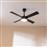 Cecotec CEC-05990 EnergySilence Aero 5200 Black Line Ανεμιστήρας Οροφής 132cm με Φως και Τηλεχειριστήριο Μαύρος