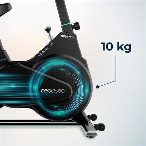 Cecotec CEC-07240 DrumFit Indoor 10000 Ποδήλατο Spinning Μαγνητικό με Ροδάκια