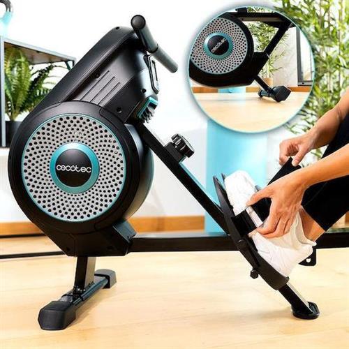 Cecotec CEC-07251 DrumFit Rower Eolo Magno Οικιακή Κωπηλατική με Μαγνητική Αντίσταση για Χρήστη έως 100kg