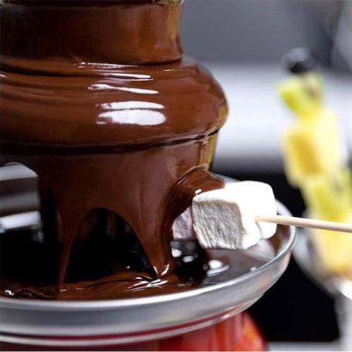 Cecotec CEC-08020 Fun Chocolicious Συντριβάνι Σοκολάτας με 3 Επίπεδα 500gr Κόκκινο