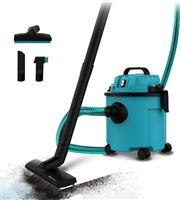 Cecotec CEC-100012 Conga Rockstar Wet & Dry Compact Garden Plus Σκούπα Υγρών-Στερεών 1200W με Πλαστικό Κάδο 16lt