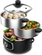 Cecotec CEC-100072 Vapovita Steelpot Ατμομάγειρας με 3 Επίπεδα Μαγειρέματος 10lt