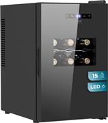Cecotec CEC-100135 GrandSommelier 1550 CoolCrystal Bodega Συντηρητής Κρασιών 15 Φιαλών