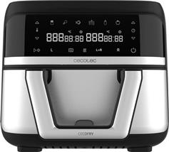 Cecotec CEC-100149 Cecofry Dual 9000 Φριτέζα Αέρος με Διπλό Αποσπώμενο Κάδο 9lt Ασημί