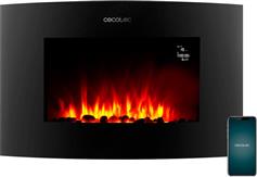 Cecotec CEC-117776 ReadyWarm 3560 Curved Flames Connected Επιτοίχιο Ηλεκτρικό Τζάκι 2000W 90x56cm