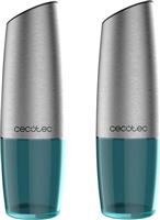 Cecotec InstantMill Gravity Σετ Ηλεκτρικοί Μύλοι Μπαχαρικών Inox σε Ασημί Χρώμα Σετ 2τμχ CEC-04283
